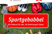Schaltfläche zum Podcast "Sportgebabbel" des lsb h.