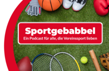 Schaltfläche zum Podcast "Sportgebabbel" des lsb h.