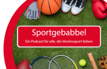 Schaltfläche zum Podcast "Sportgebabbel" des lsb h.
