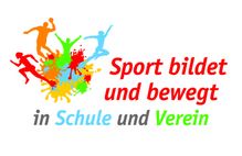 Bild zeigt Logo der Kampagne Sport bildet und bewegt in Schule und Verein; Schaltfläche zur Kampagne