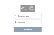 Schaltfläche zum Online-Portal für Vereine