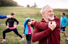 Schaltfläche zum Thema "Gesundheitssport"